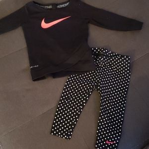 Infant nike shirt and leggings